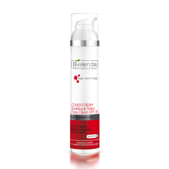 BIELENDA PROFESSIONAL COVER CREAM TONUJĄCO - ŁAGODZĄCY KREM DO TWARZY SPF25 100ML